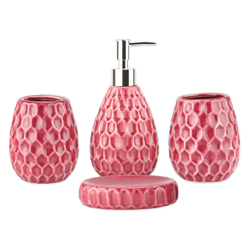 Macaroon Ceramic bathroom set