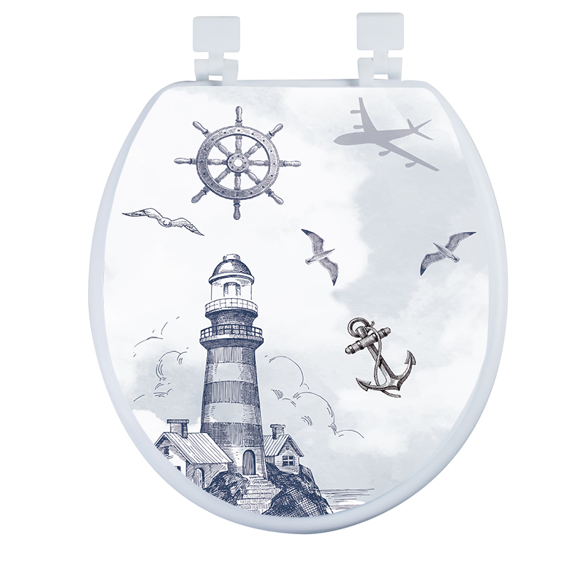 Toilet Lid Lighthouse
