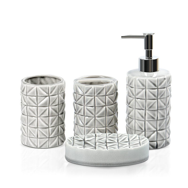 Ceramic Set with space pattern