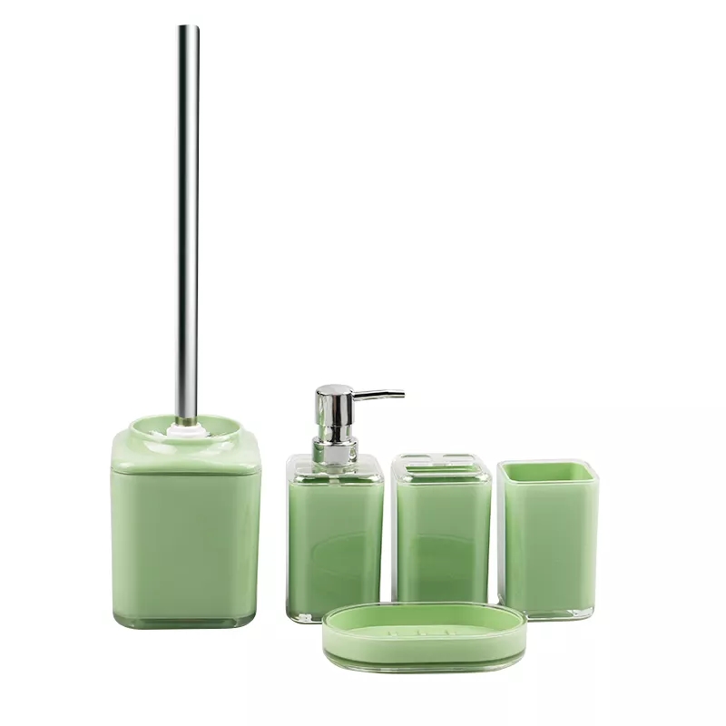 Green 5 Piece Bathroom Set