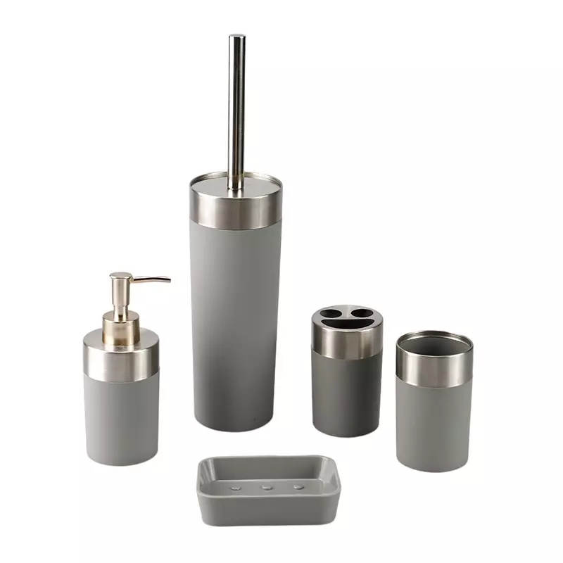 Stainless Steel Rubber Paint Plastic Bath Set