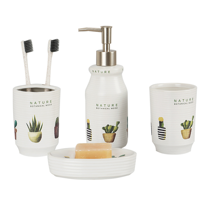 Printing ceramic sets - Green Plants