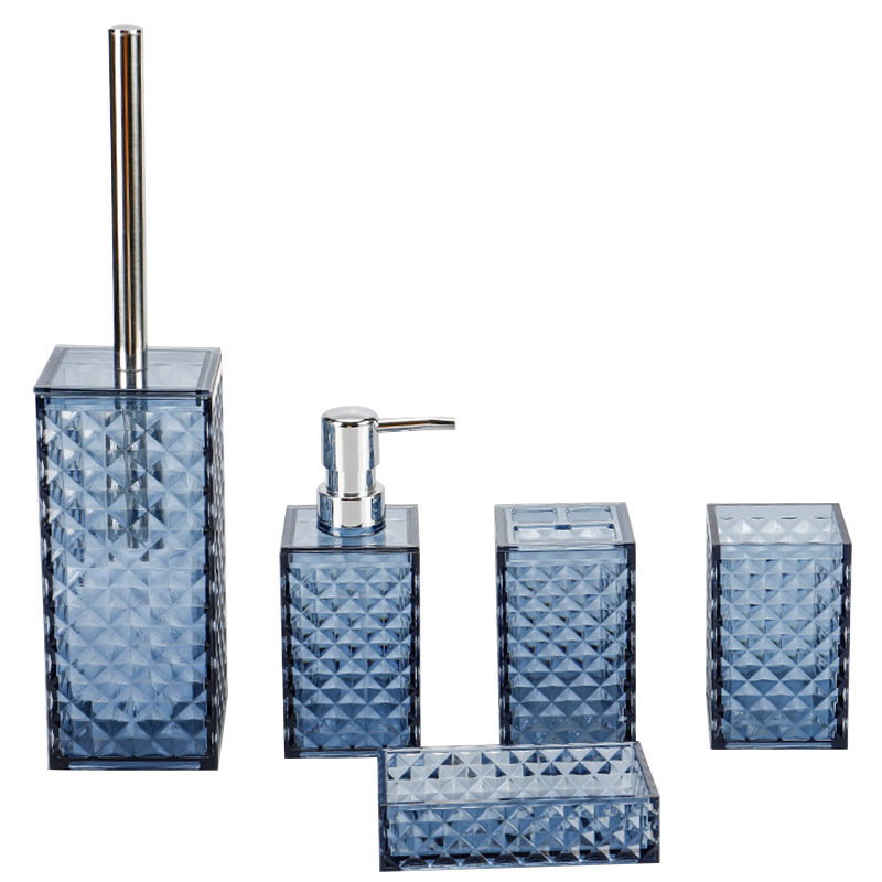 5 piece Plastic Bathroom set