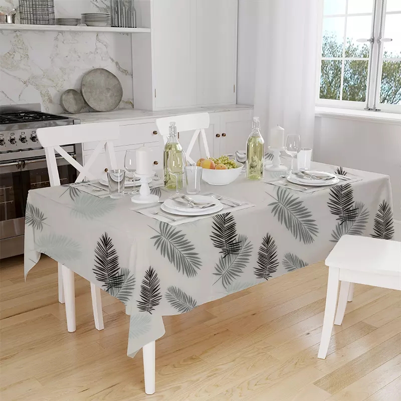 Leaves PEVA Printed Tablecloth