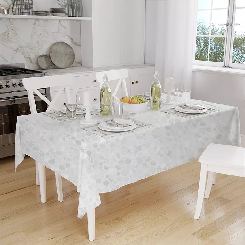 3D Embossed PEVA Plastic Tablecloth