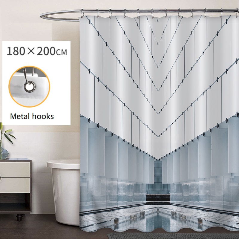 Printing Polyester Shower Curtain