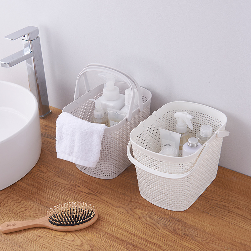 modern design stackable plastic storage basket