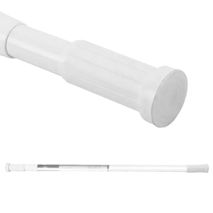 Adjustable Shower Curtain Rod White