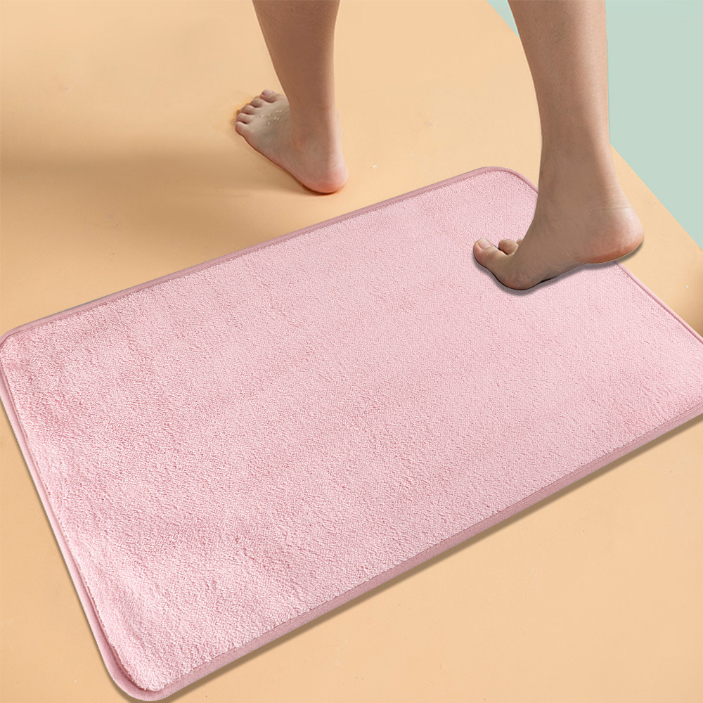 Short Plush Bath Mat